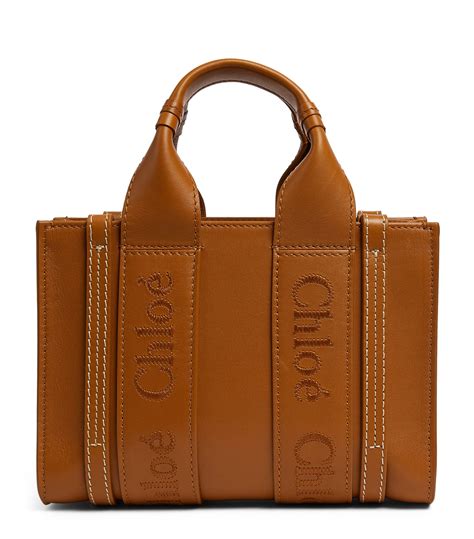 chloe tote bag leather